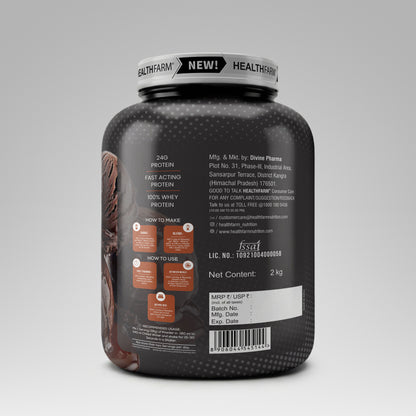 Healthfarm Maxwhey 24g Protein | 100% Whey Protein