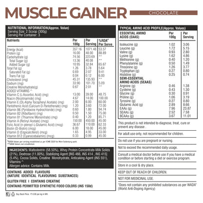 Healthfarm Muscle Gainer | Hard Gainer Bulk Phase Formula