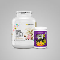 Healthfarm Muscle Whey 1.8kg + Creaatine + HMB (150g)