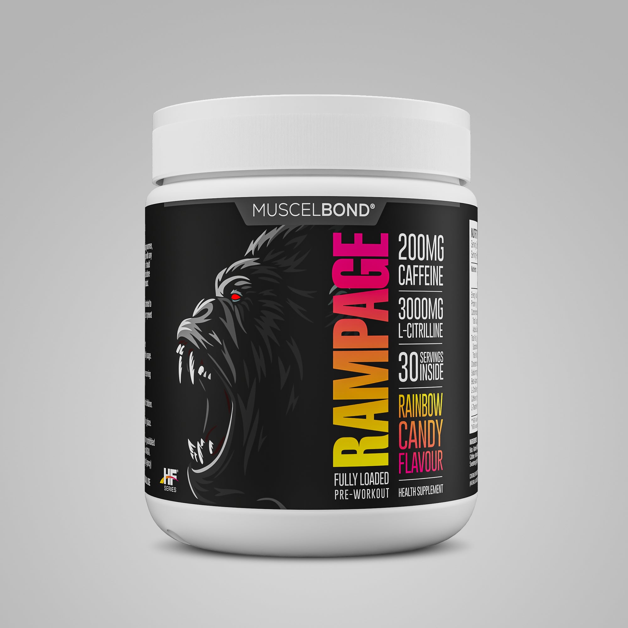 Muscelbond Rampage Pre-Workout (260g)