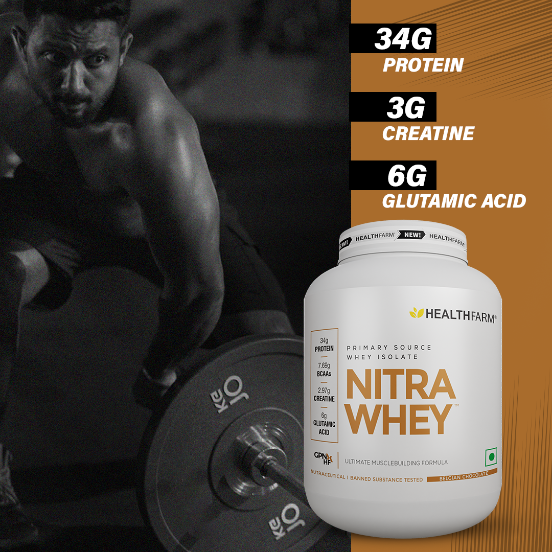 HealthFarm Nitra Whey | Ultimate Muscle Building Formula