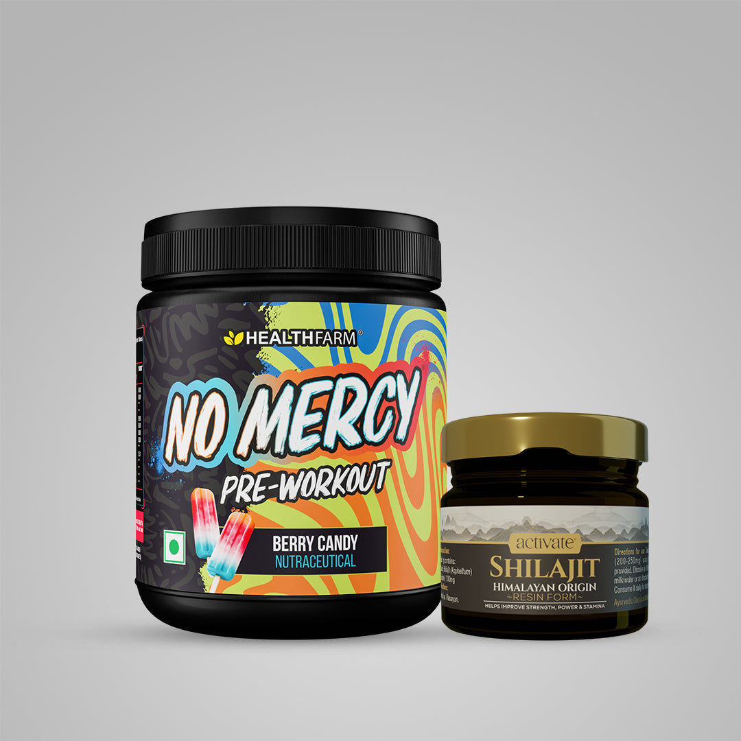 Healthfarm No Mercy (130g) + Shilajit (20g)