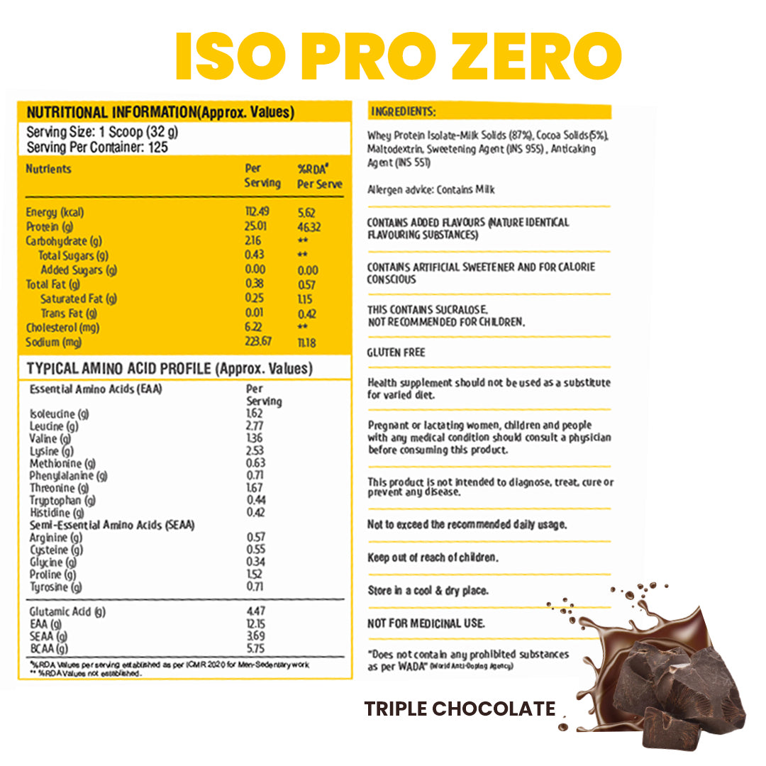 HealthFarm ISO Pro ZERO, 100% Whey