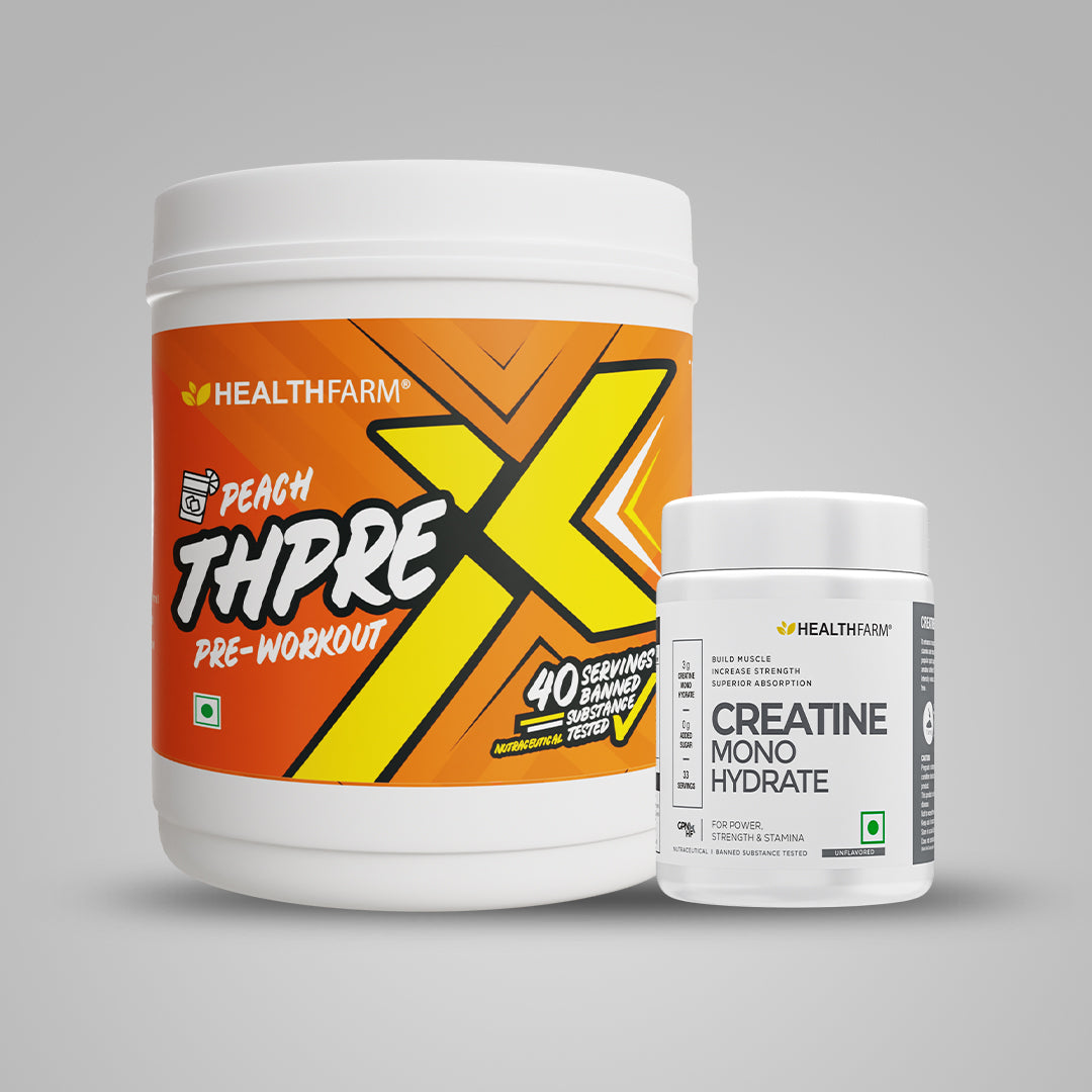 Healthfarm Thprex (500g) + Creatine (100g)