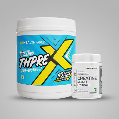 Healthfarm Thprex (500g) + Creatine (100g)