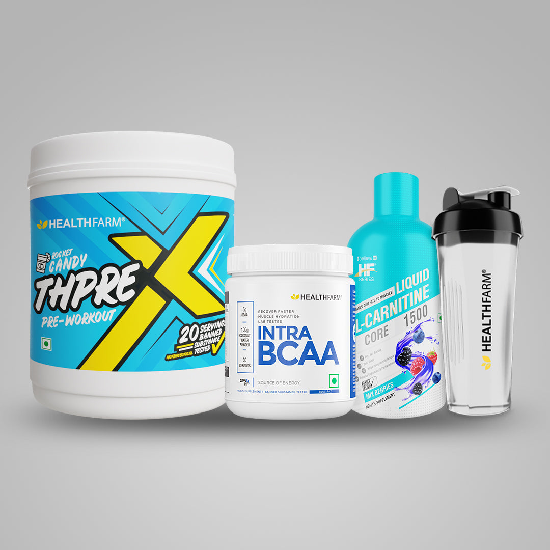 Healthfarm Intra BCAA + Thprex + L-Carnitine + Free Shaker