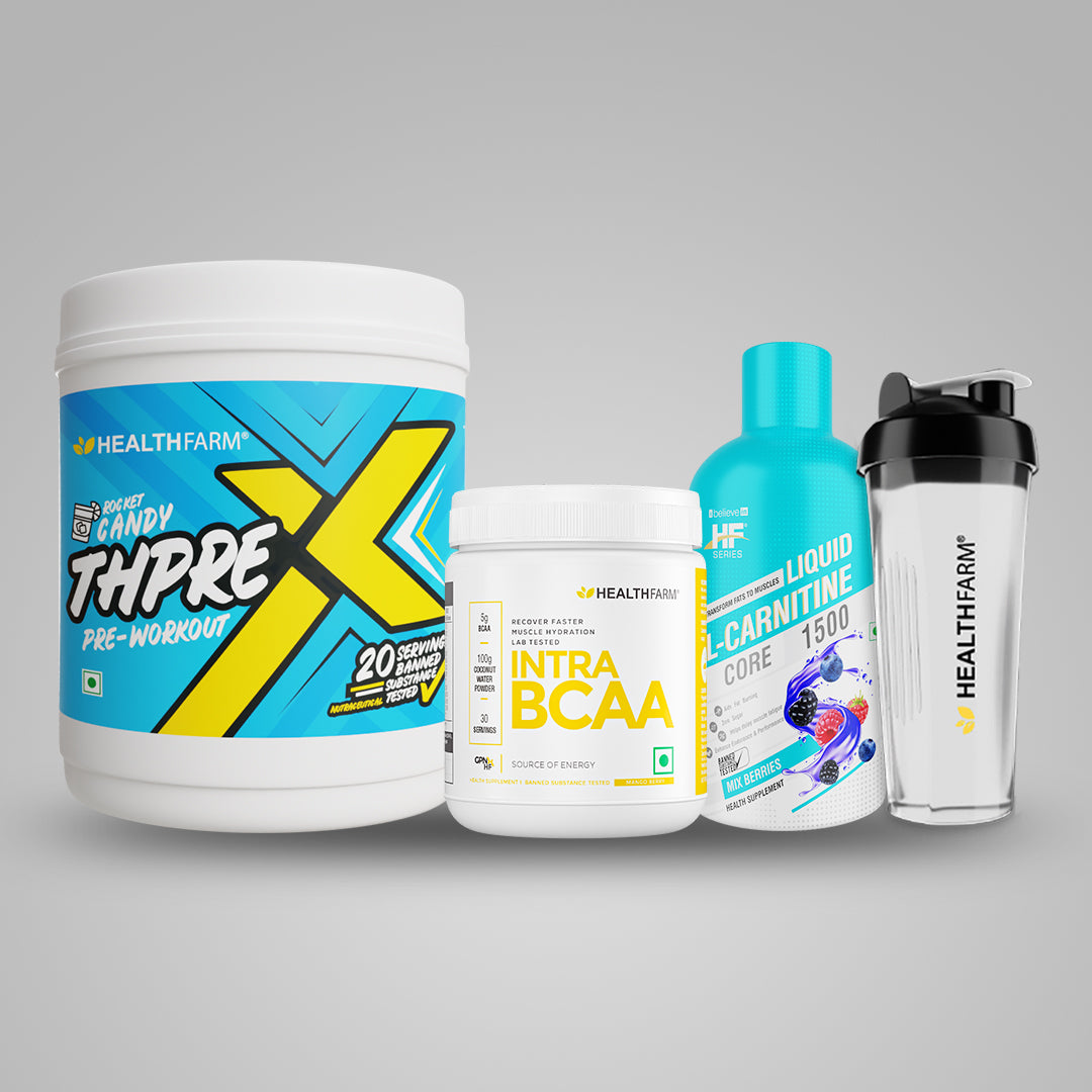 Healthfarm Intra BCAA + Thprex + L-Carnitine + Free Shaker