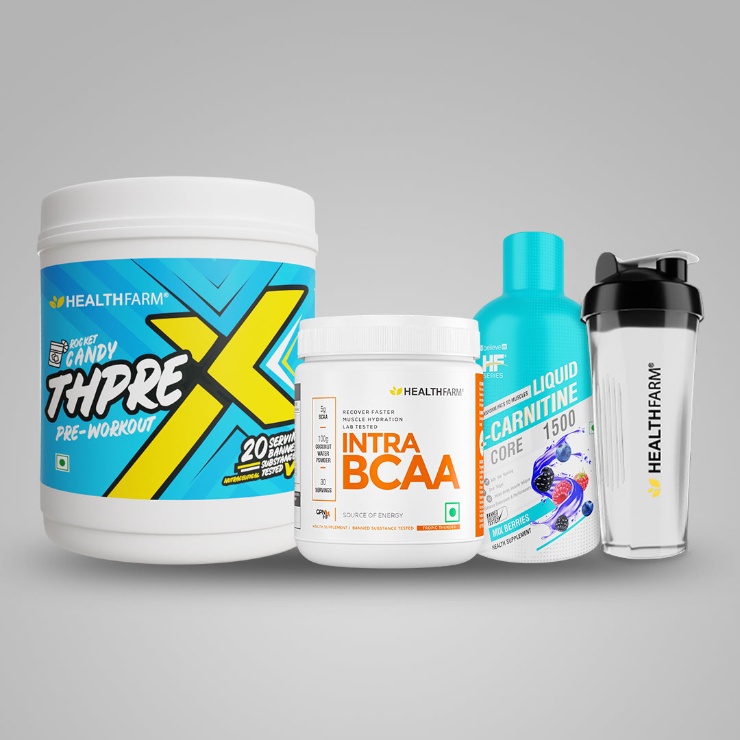 Healthfarm Intra BCAA + Thprex + L-Carnitine + Free Shaker