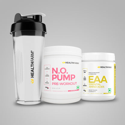 Healthfarm Muscle EAA + N.O. Pump + Free Shaker