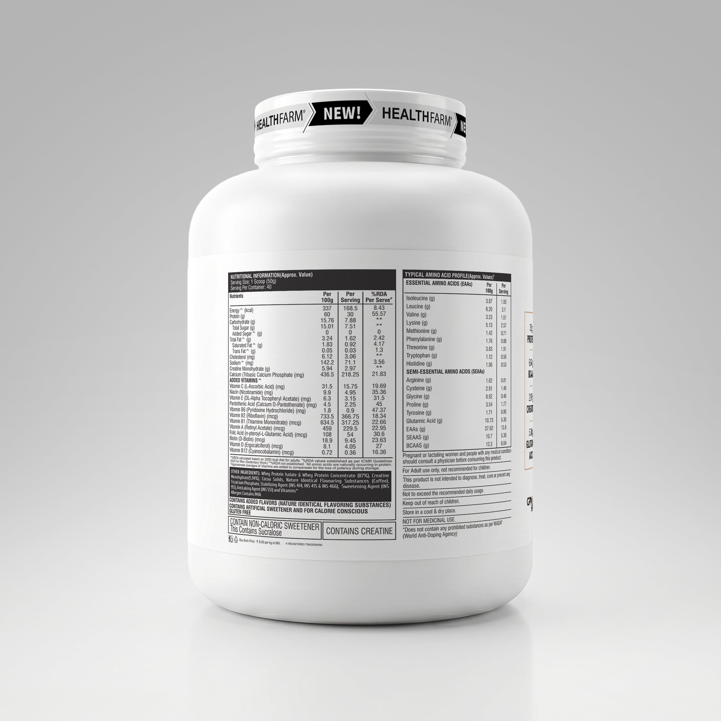 HealthFarm Nitra Whey | Ultimate Muscle Building Formula