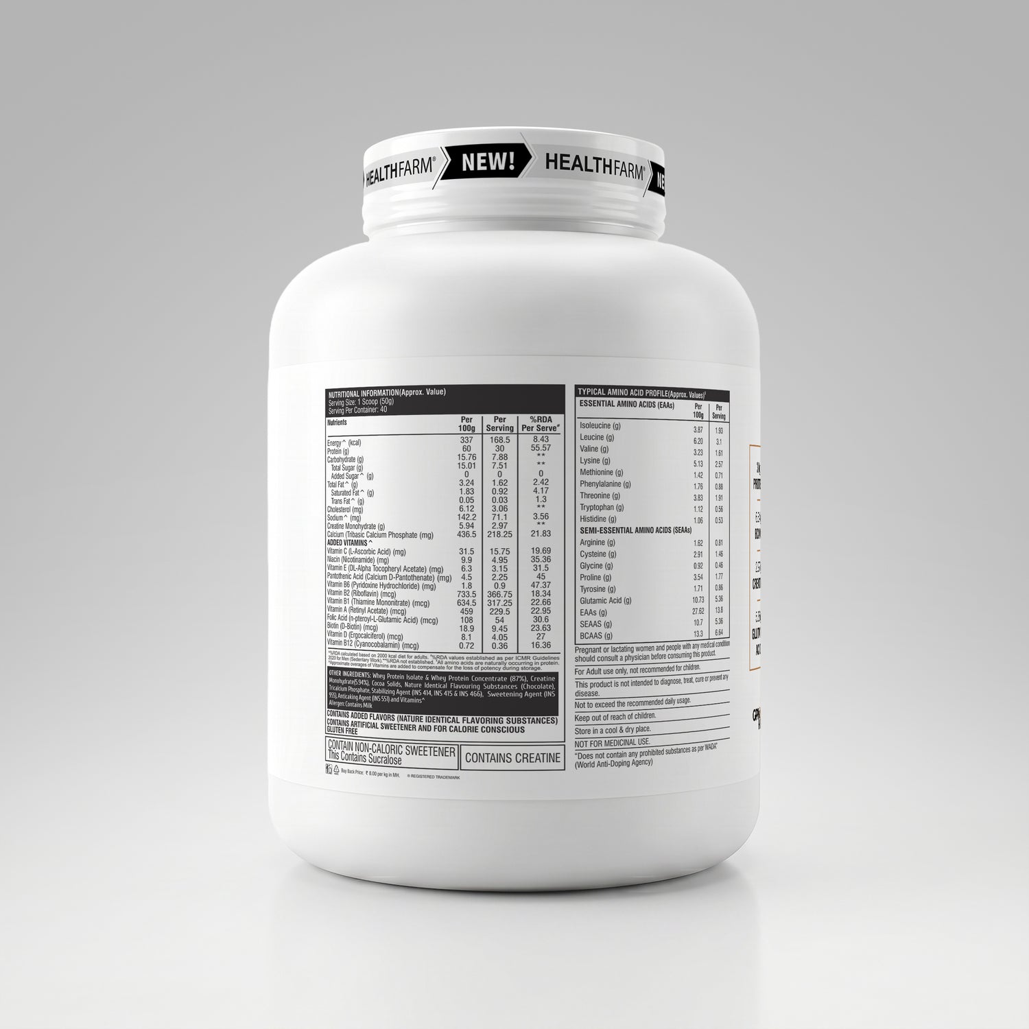 HealthFarm Nitra Whey | Ultimate Muscle Building Formula