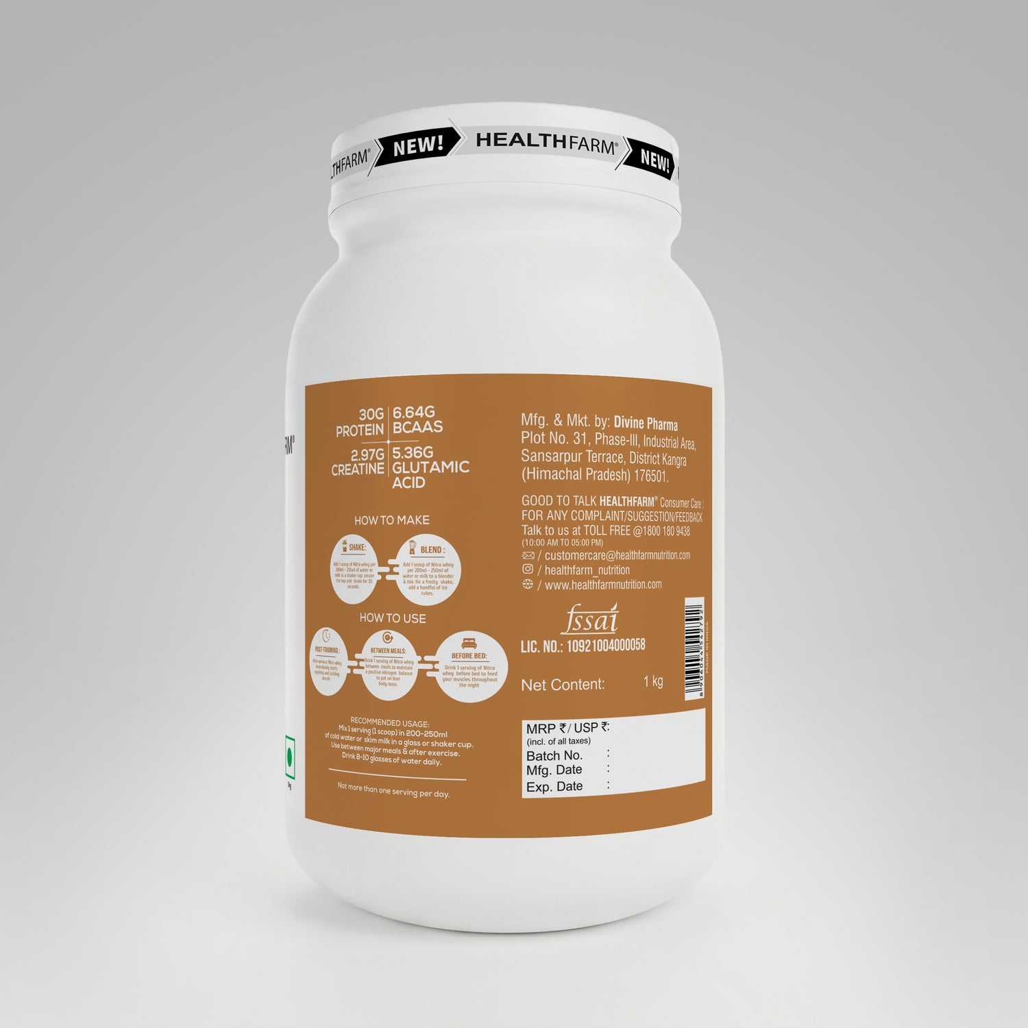 HealthFarm Nitra Whey | Ultimate Muscle Building Formula
