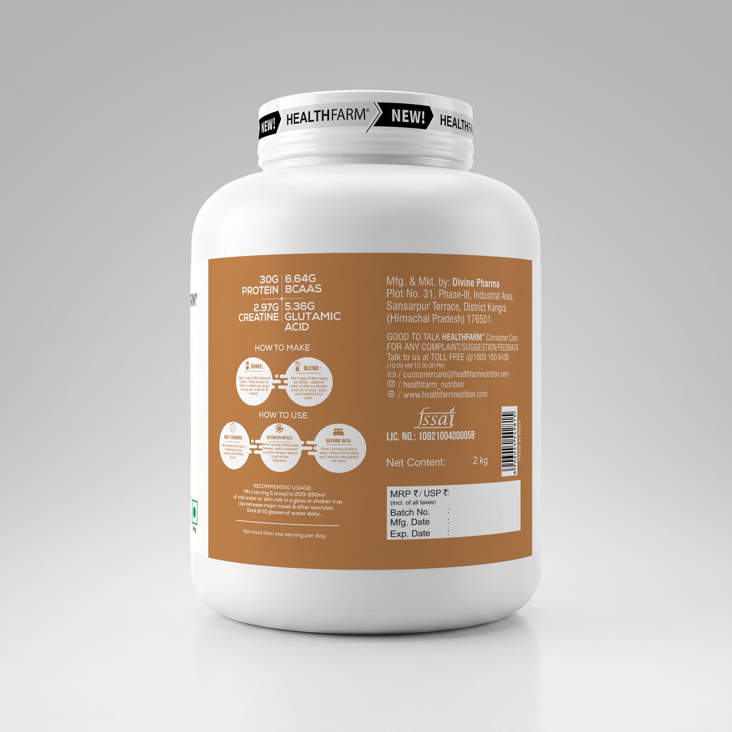 HealthFarm Nitra Whey | Ultimate Muscle Building Formula