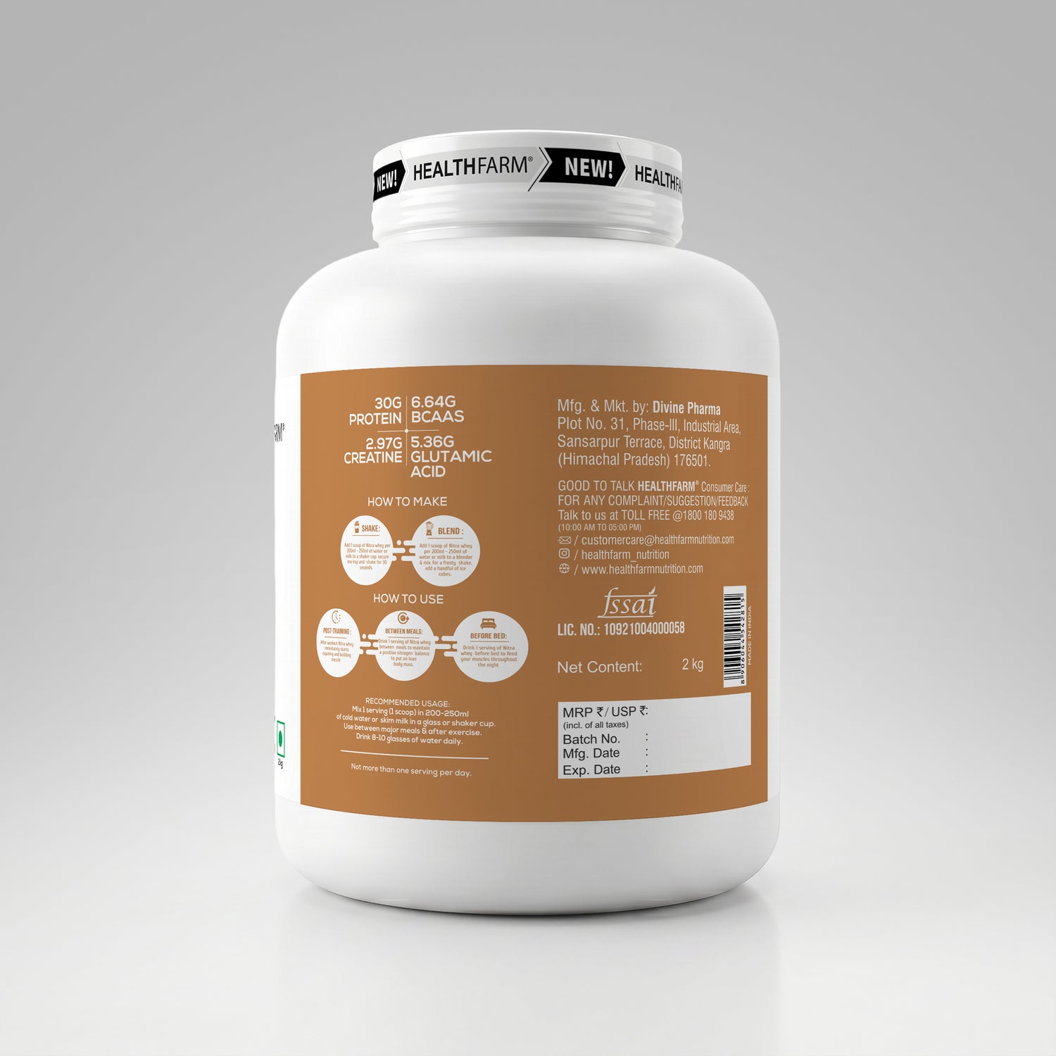 HealthFarm Nitra Whey | Ultimate Muscle Building Formula