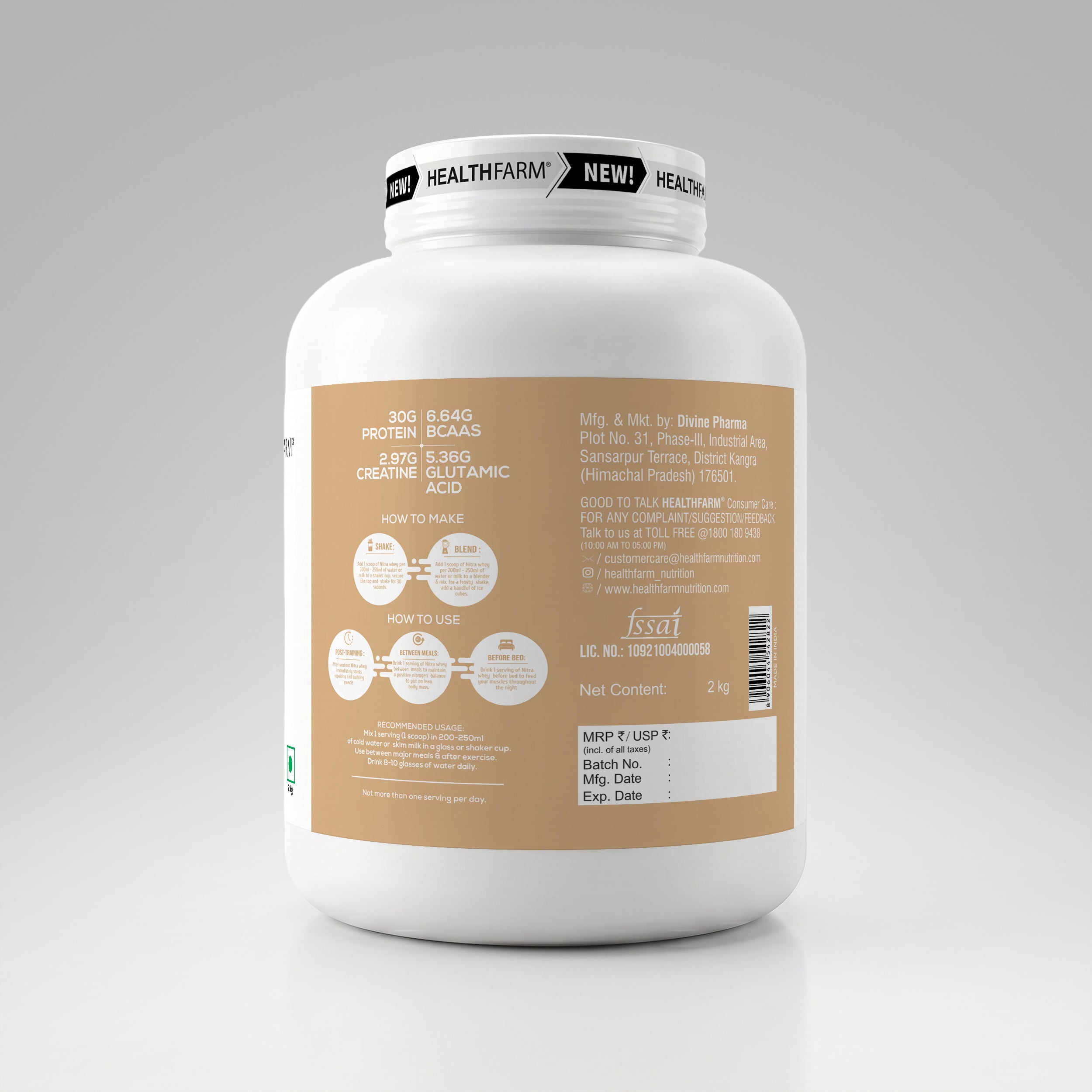 HealthFarm Nitra Whey | Ultimate Muscle Building Formula