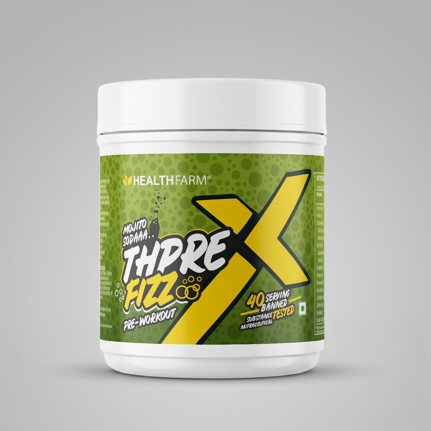 Healthfarm ThPreX Fizz Pre-Workout Supplement | 400g