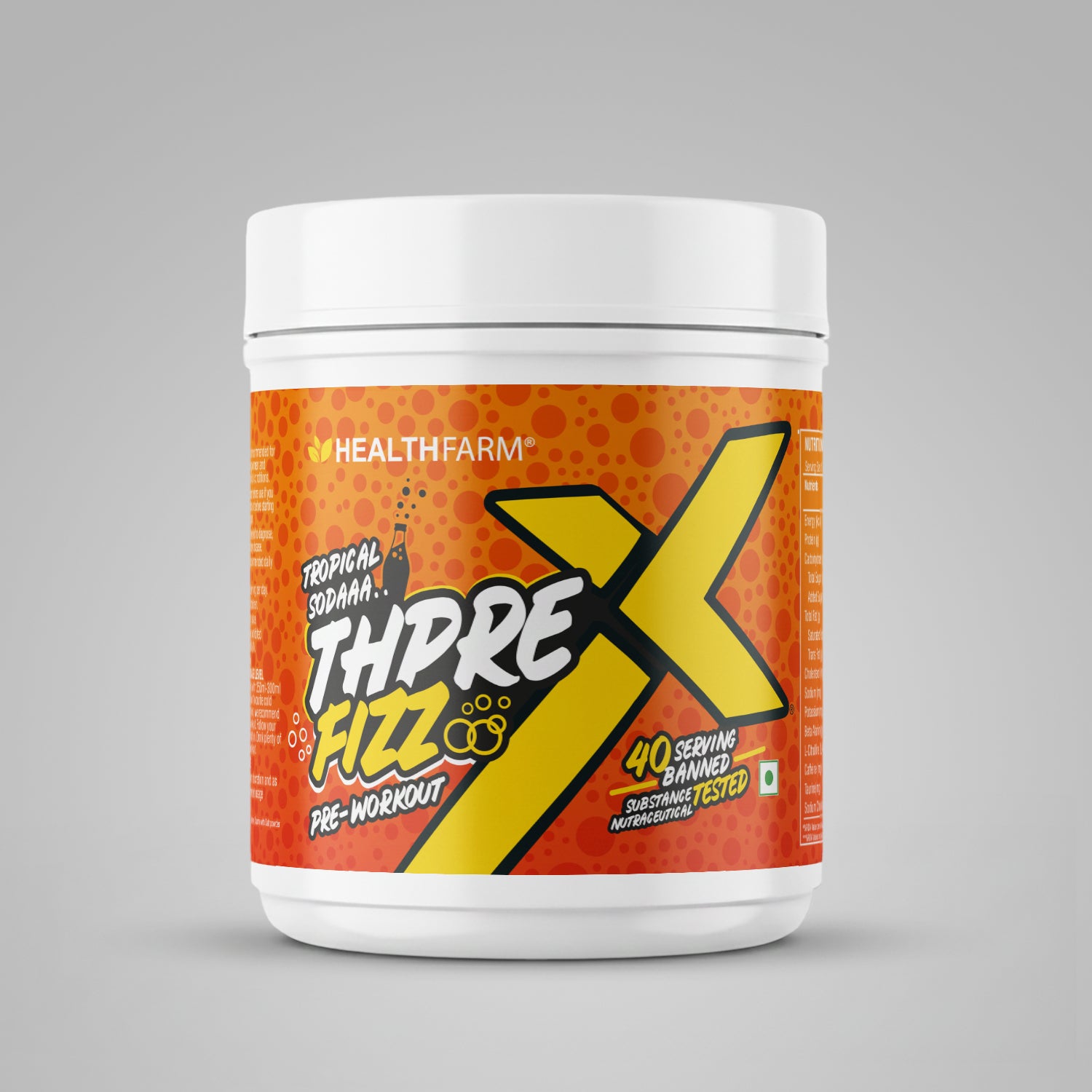 Healthfarm ThPreX Fizz Pre-Workout Supplement | 400g