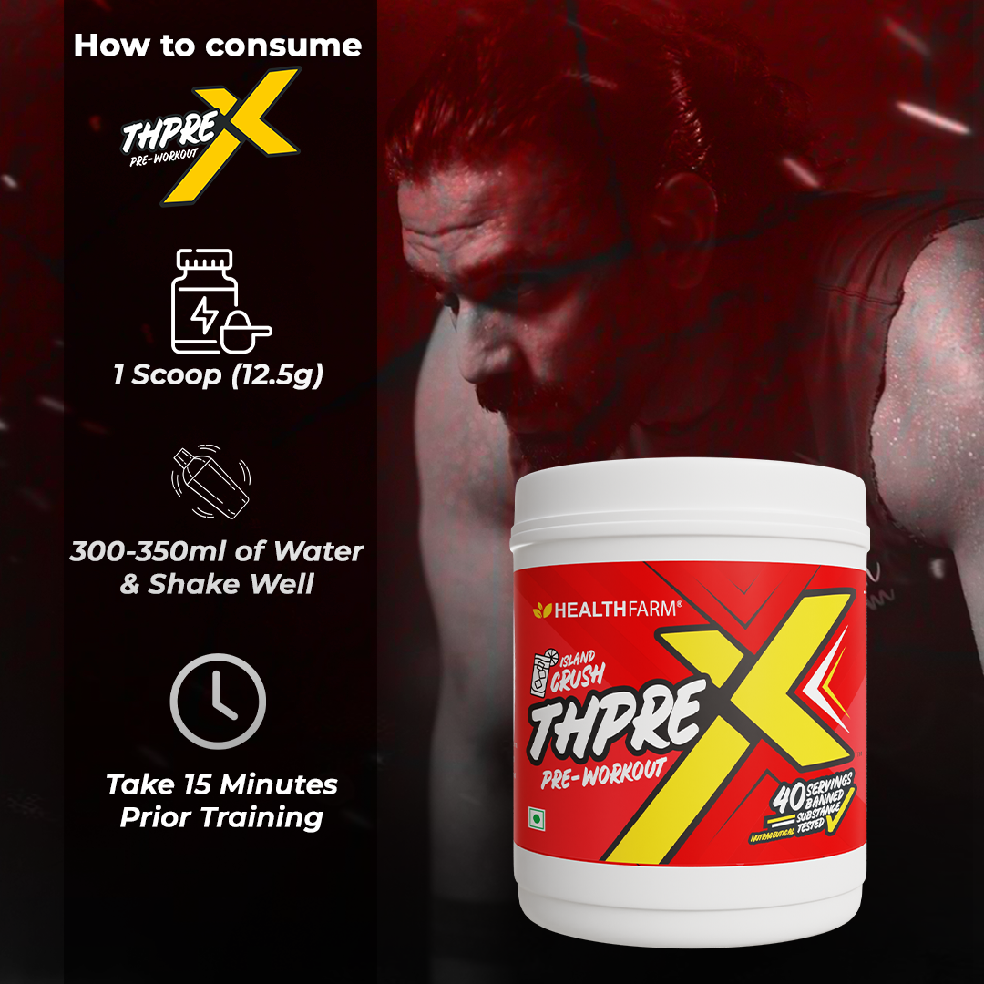 Healthfarm ThPreX Pre-workout + Muscle Creatine (100g)