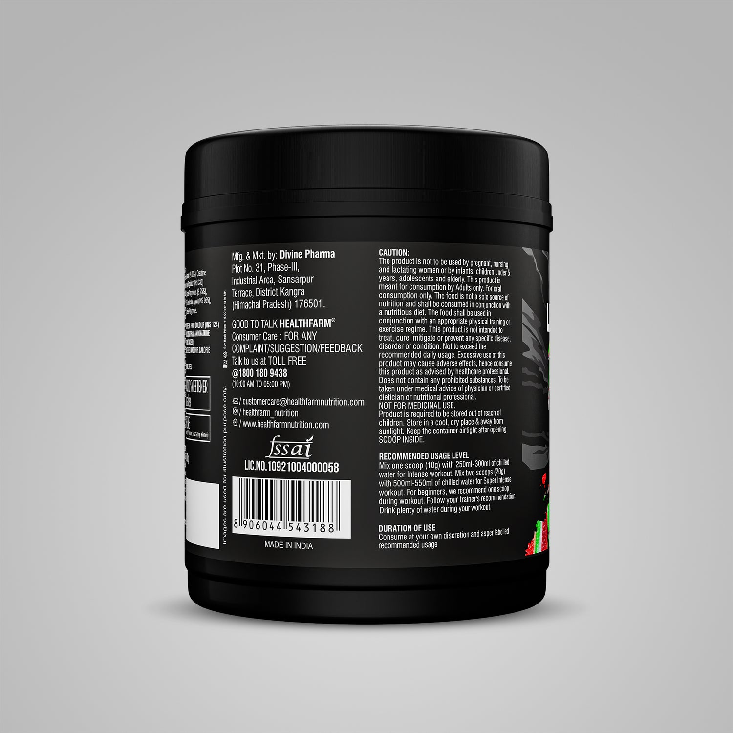 Healthfarm Limitless Thprex - Fully Loaded Pre-workout (60 Serving)