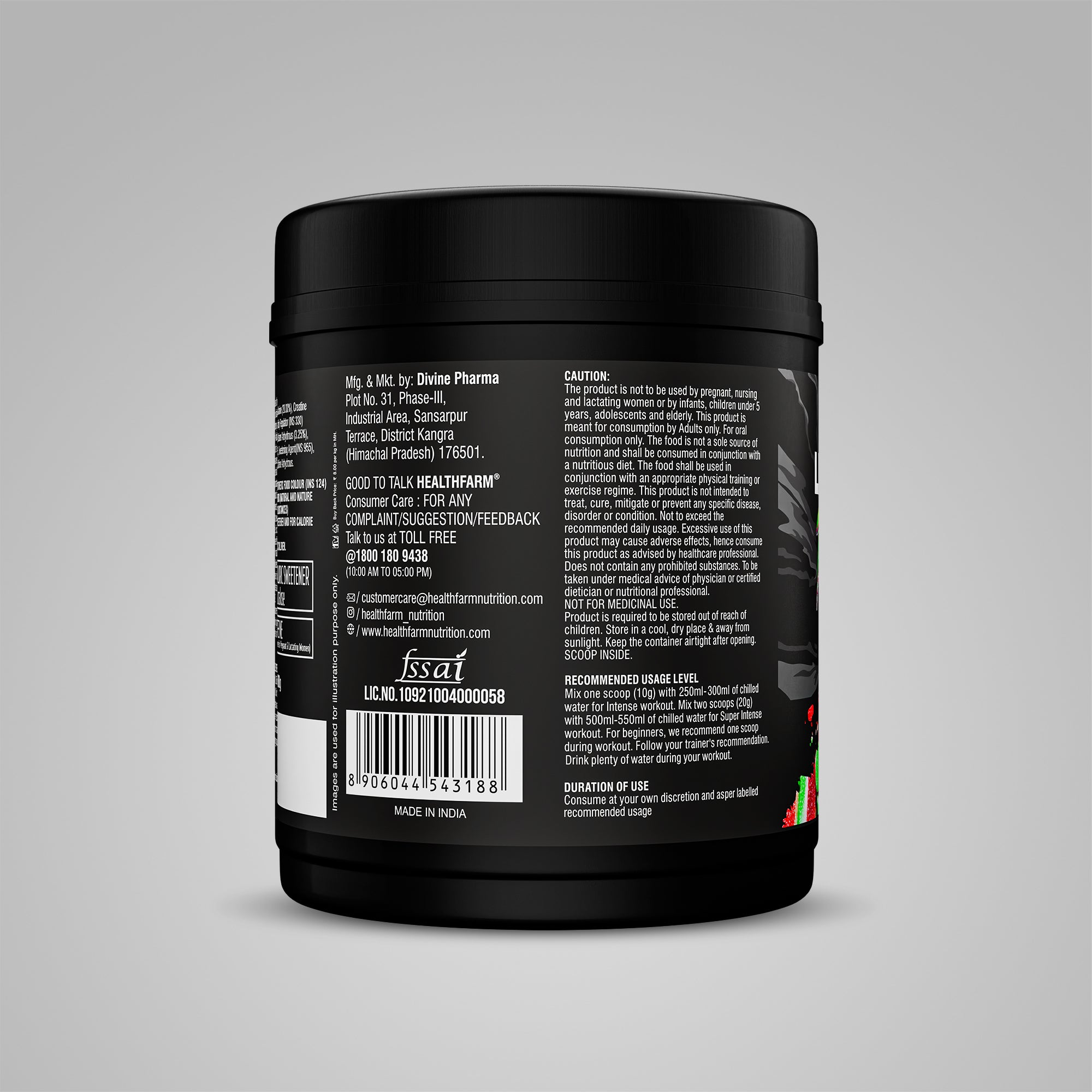 Healthfarm Limitless Thprex - Fully Loaded Pre-workout (60 Serving)