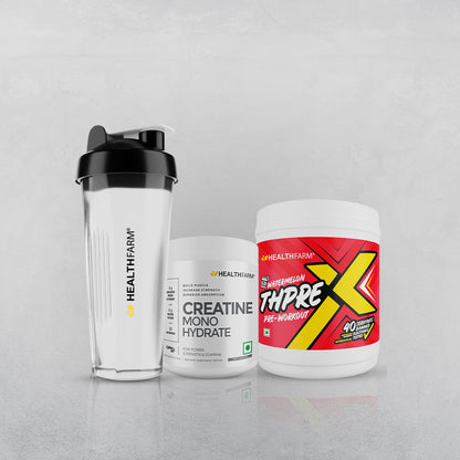 Healthfarm ThPreX Pre-workout + Muscle Creatine (100g) + Free Shaker