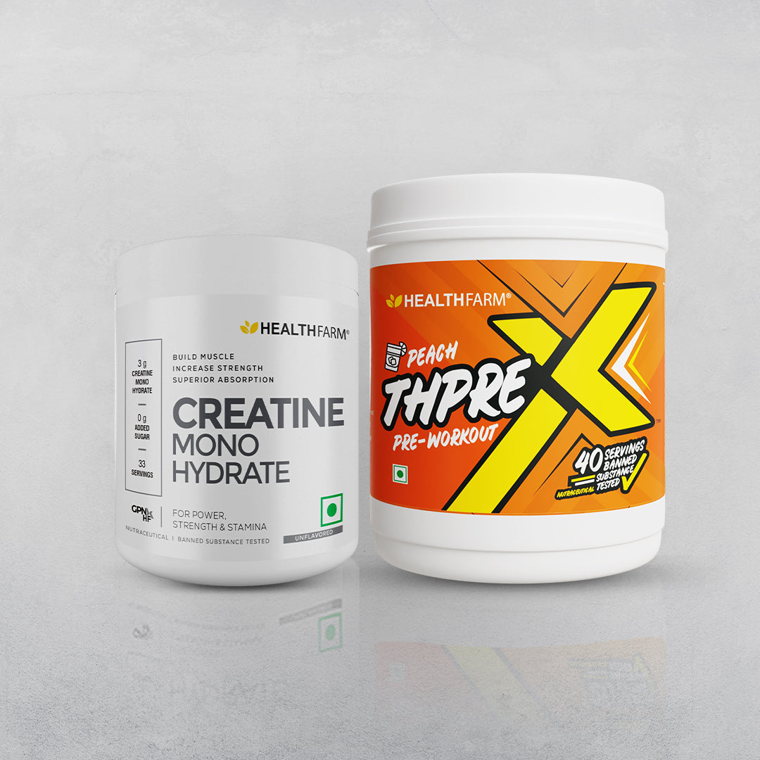 Healthfarm Thprex (500g) + Creatine (100g)