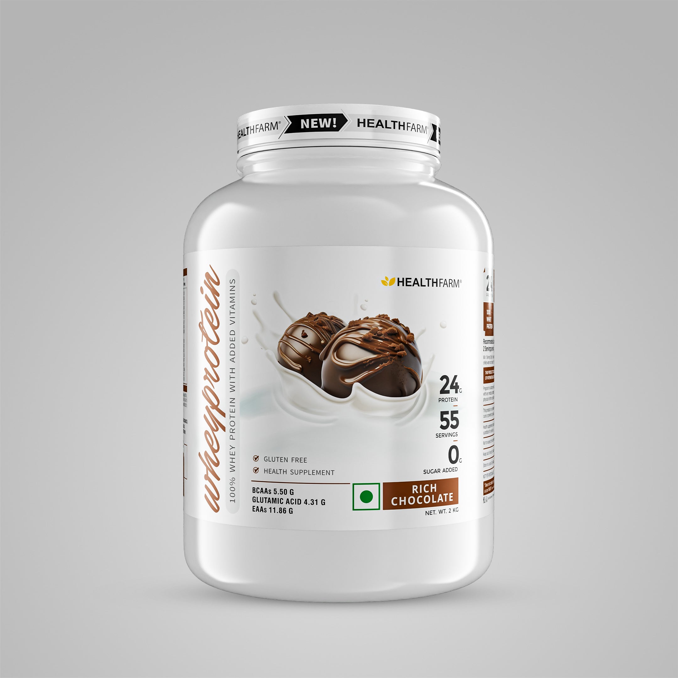 HealthFarm Whey Protein Plus with Added Vitamins