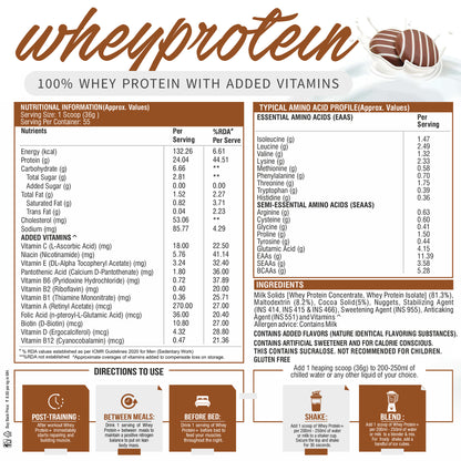 HealthFarm Whey Protein Plus with Added Vitamins