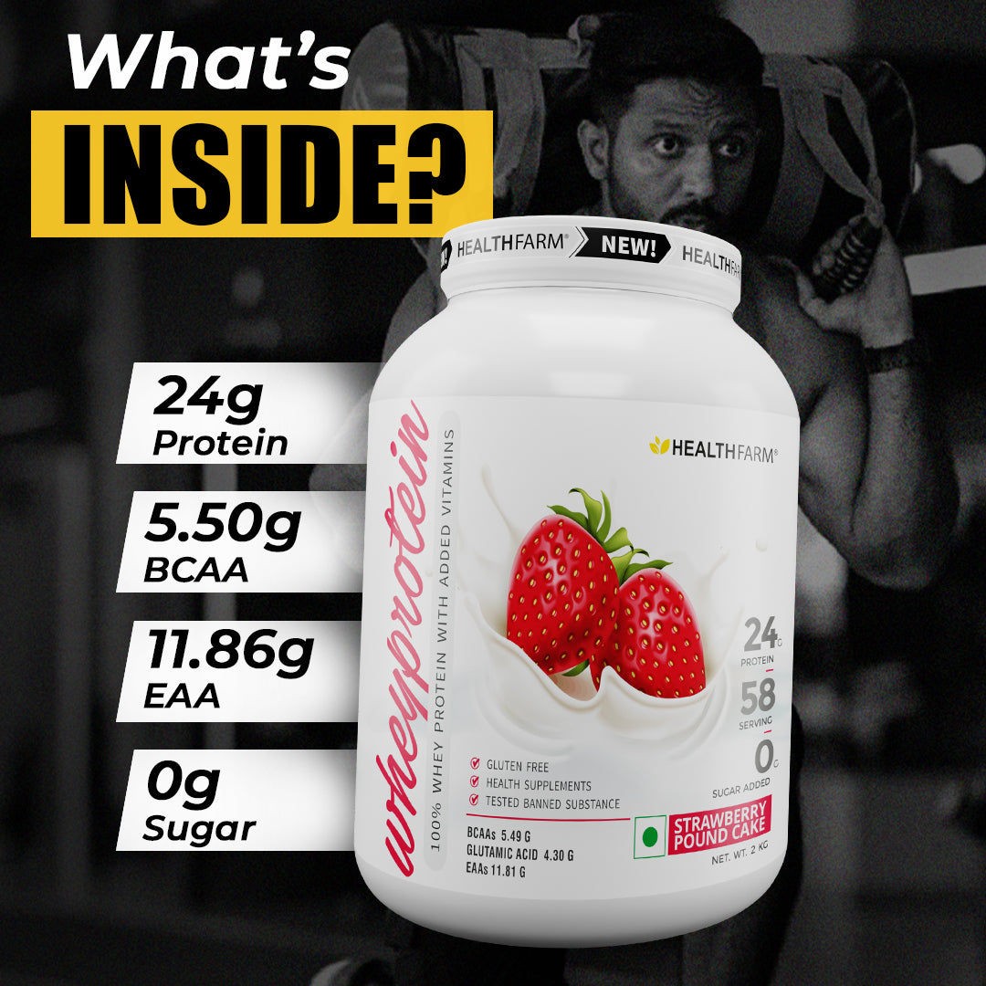 HealthFarm Whey Protein Plus with Added Vitamins