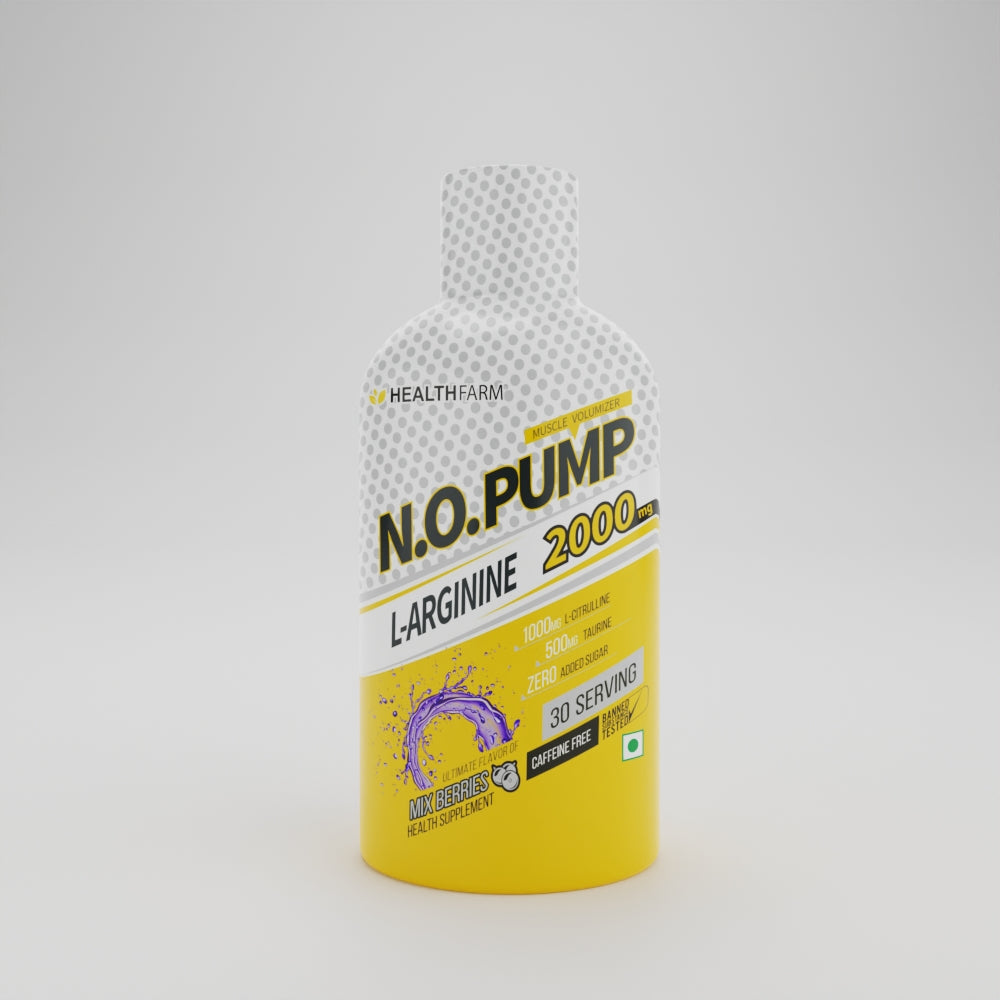 N.O. PUMP - LIQUID L-ARGININE (30 Servings) - Healthfarm Nutrition