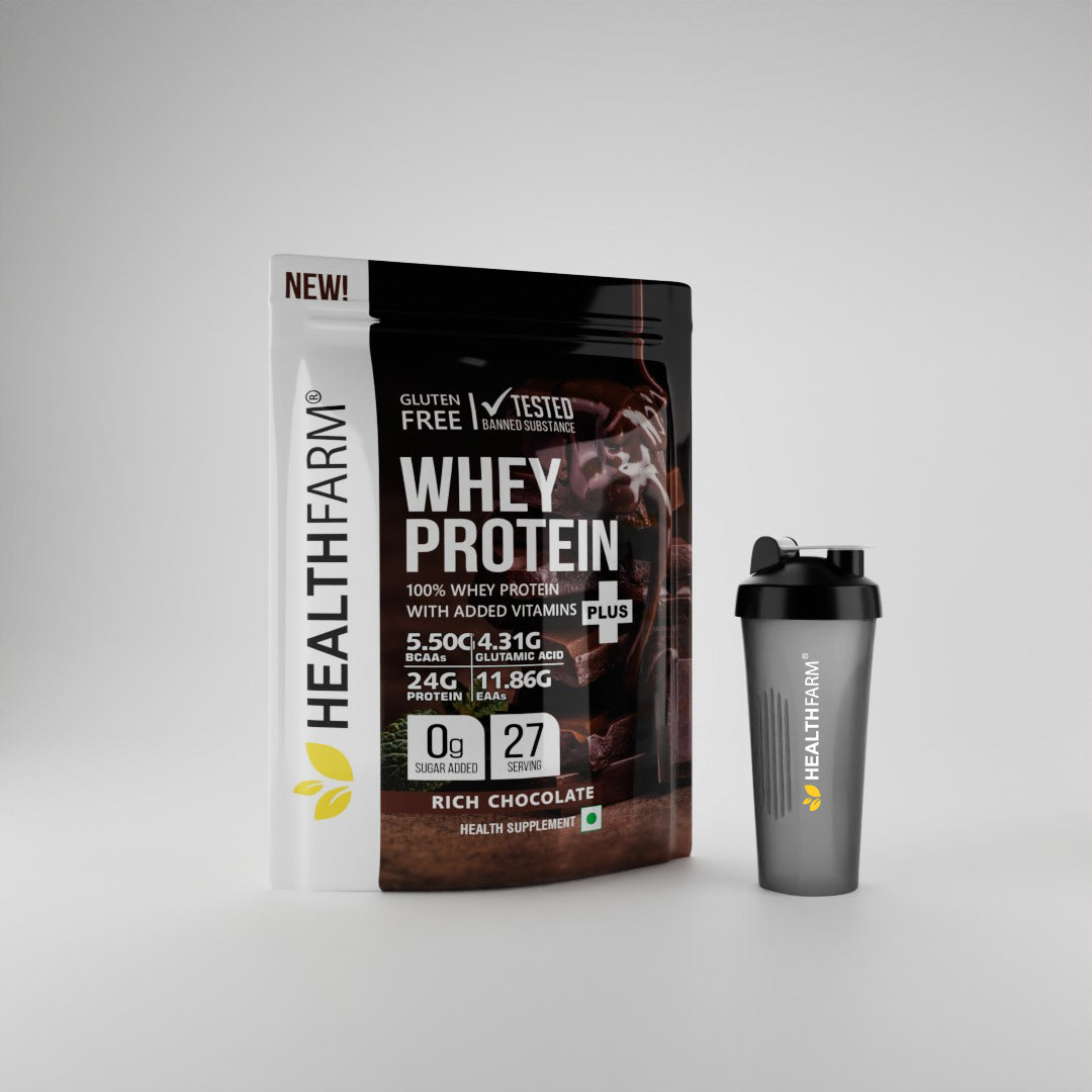 HealthFarm Whey Protein Plus with Added Vitamins - Healthfarm Nutrition
