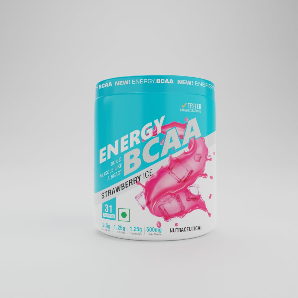 Buy Energy BCAA Muscle Growth Beast Online in India HealthFarm Healthfarm Nutrition