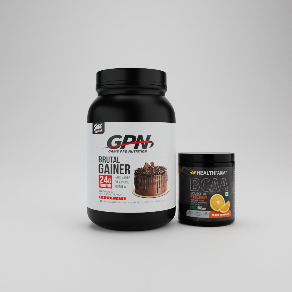  GPN GAINER (1KG) + BCAA (Combo Pack) - Healthfarm