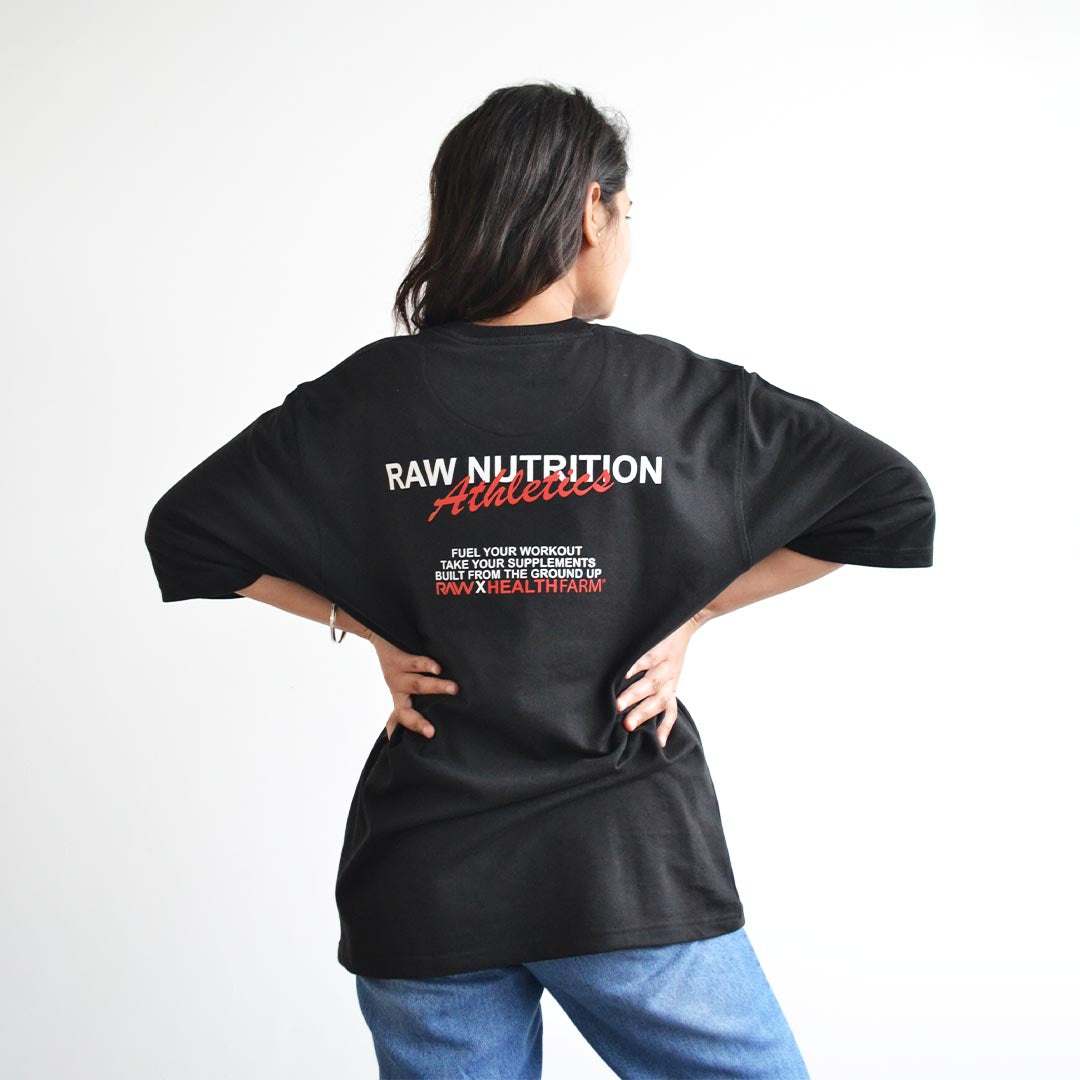 Raw Women Oversized Tee - Black