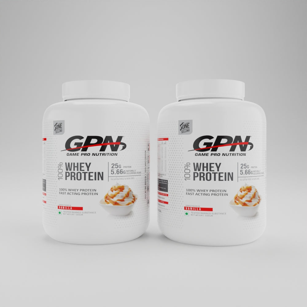 GPN 100% whey Protein Combo - Vanilla