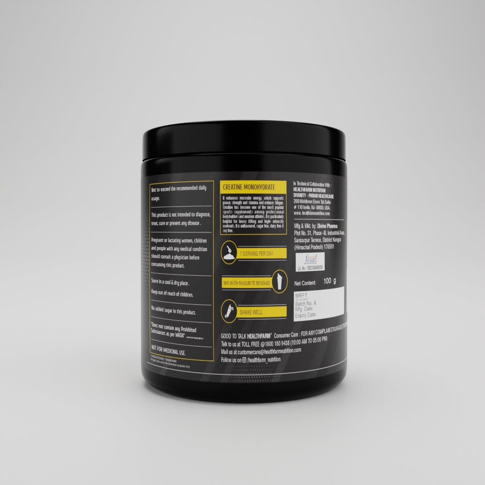 Creatine Monohydrate (100g) - Healthfarm