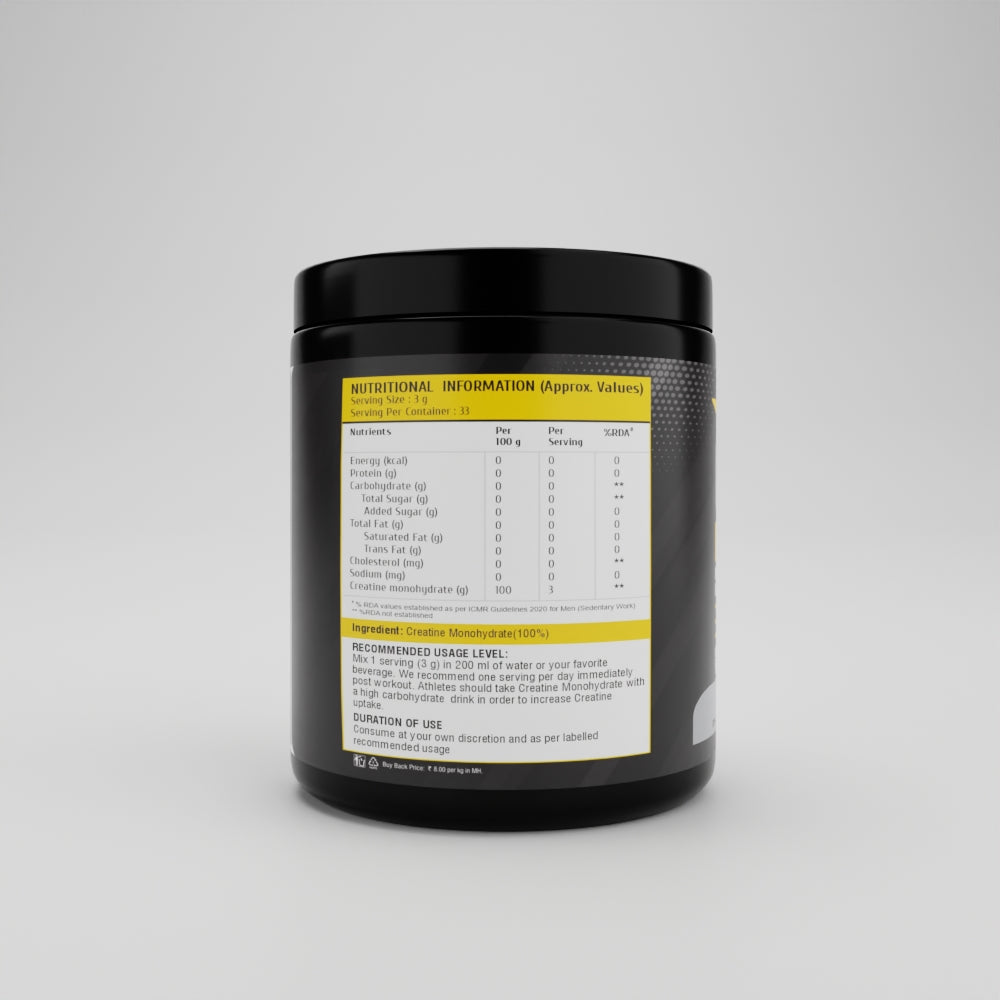 Creatine Monohydrate (100g) - Healthfarm