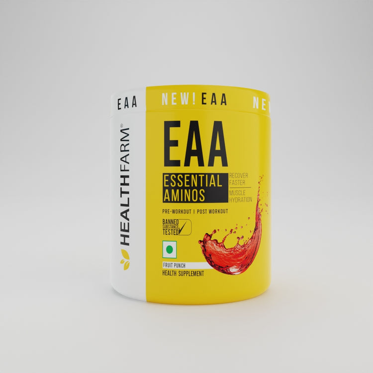 Buy BCAA & EAA online in India Healthfarm Healthfarm Nutrition