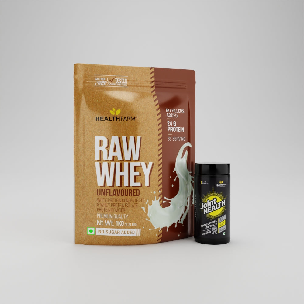 Raw Whey (Unflavoured) Whey Protein + Joint Health -  Healthfarm